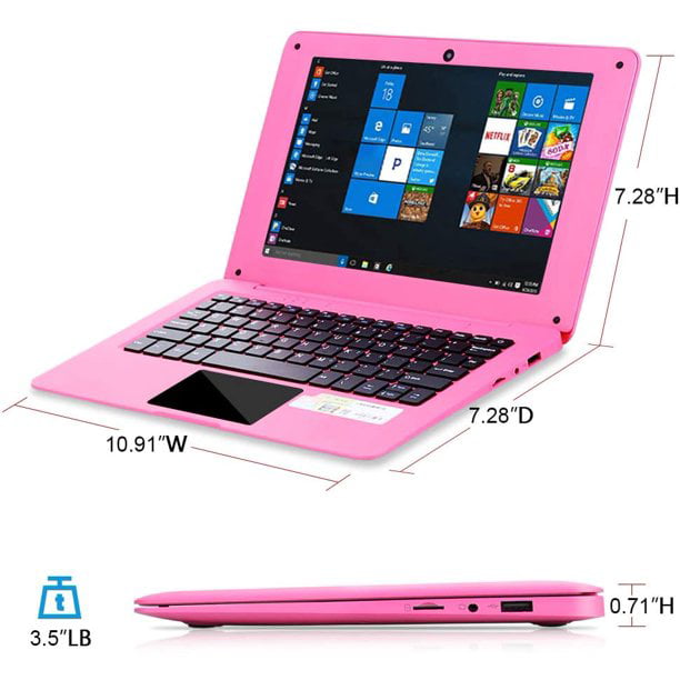 10.1 Inch Laptop Windows 10 Netbook Computer